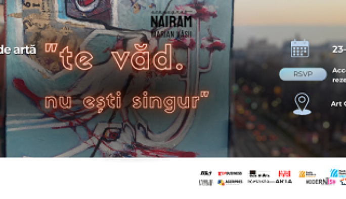 "Te văd. Nu ești singur" - între 23–25 mai, scenograful  Nairam.