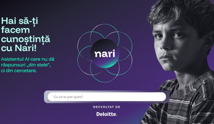 Narada și Deloitte Technology Delivery Center îl lansează pe Nari, primul asistent AI dedicat educației comportamentale în România