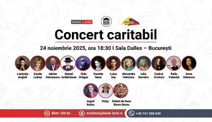 Mari artiști puși pe cântat: visul unei școli la sat.  Concert caritabil pentru Asociația BookLand