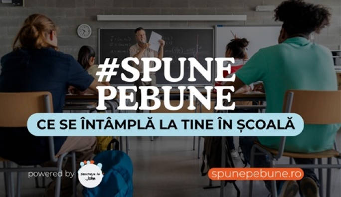 A început cea mai amplă campanie națională de ascultare a elevilor și profesorilor:  „Spune, pe bune, ce se întâmplă la tine în școală”