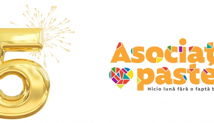 Asociația pastel: 5 ani și un singur angajament: „Nicio lună fără o faptă bună”