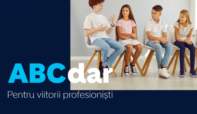 A treia ediție a programului educațional ABCdar pentru viitorii profesioniști continuă pentru elevii din județele Argeș, Buzău și Vrancea