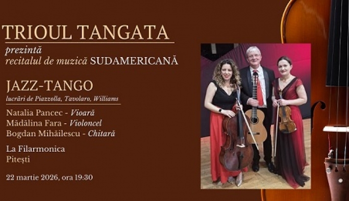 Trioul Tangata în premieră pe scena Ateneului Român cu “JAZZ TANGO” pe 11 martie