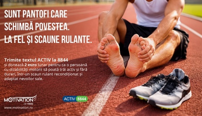 442 de scaune rulante donate copiilor și adulților din țară, în perioada de  implementare a campaniei de donații prin SMS