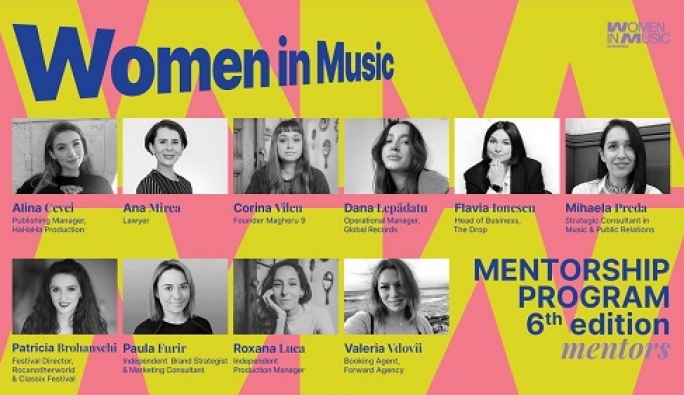 Women in Music Mentorship Program revine cu ediția numărul 6! Înscrierile sunt deschise până pe 10 aprilie 2026