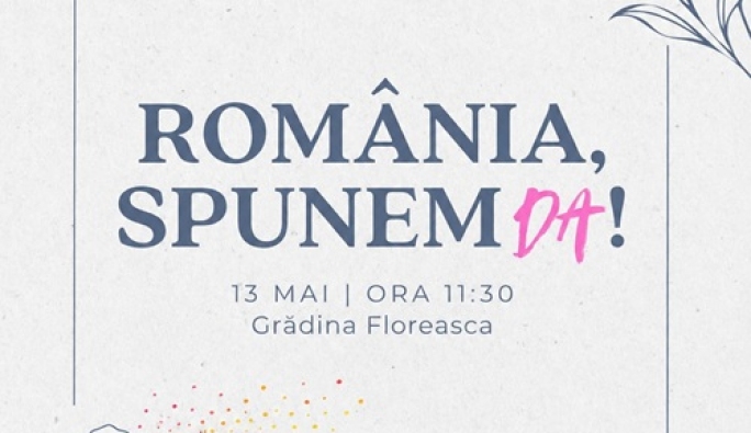 România, spunem DA! Familiile noastre își vor găsi locul acasă