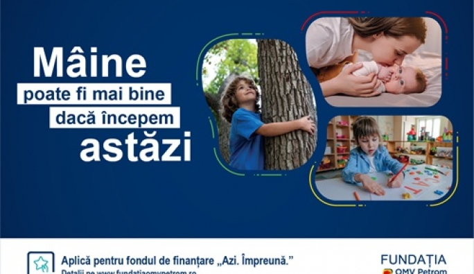Fundația OMV Petrom lansează cea de-a doua ediție a fondului de finanțare „Azi. Împreună.”, dedicat organizațiilor nonprofit din România