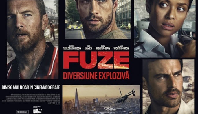 Actorul român Dragoș Bucur joacă în noul thriller semnat de regizorul nominalizat la Oscar David Mackenzie: „FUZE: Diversiune explozivă”, din 26 mai în cinematografe