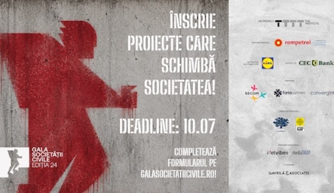 Start înscrieri la Gala Societății Civile 2026!