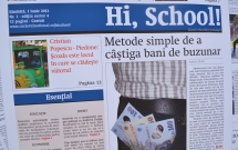 "Hi, School!", primul ziar realizat de liceenii din Capitala in parteneriat cu un cotidian national