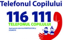 51.059 de apeluri inregistrate de Asociatia Telefonul Copilului, la 116 111, in perioada ianuarie - iunie 2013