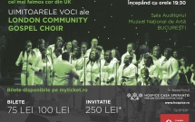 Cel mai indragit cor de gospel din UK concerteaza in Bucuresti pentru HOSPICE