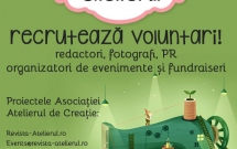 Atelierul recruteaza voluntari