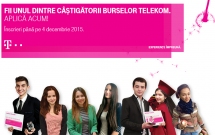 Telekom Romania acorda 10 burse de excelenta in cadrul editiei 2015 a programului “Bursele Telekom”