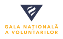 Gala Nationala a Voluntarilor – cel mai amplu eveniment de recunoaștere a meritelor voluntariatului la nivel national