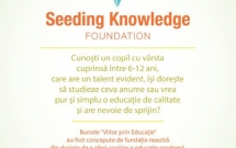 Seeding Knowledge Foundation da startul inscrierilor pentru Bursele “Viitor prin educatie”
