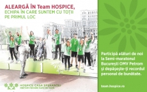 5000 de lei, directionati catre pacientii HOSPICE Casa Sperantei la Semimaratonul Brasov Intersport