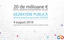 20 de milioane de euro pentru sprijinirea întreprinderilor sociale