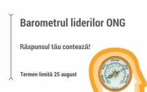 Participă la cercetarea Barometrul liderilor ONG 2016