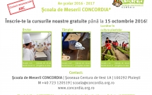 CONCORDIA continuă înscrierile la Școala de Meserii