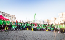 470 de alergători ai Team HOSPICE au participat la Maratonul București pentru a susține îngrijirea paliativă a pacienților cu boli incurabile