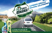 Cif Curăţă România pentru al patrulea an şi lansează programul „Împreună Curăţăm România Călătorind!”