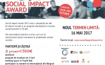 UPDATE: înscrierile la Social Impact Award, competiție cu premii de 5000 de euro pentru idei de afaceri sociale
