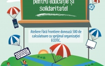 Ateliere Fără Frontiere donează 500 de calculatoare prin programul Educlick 1/2017 cu sprijinul organizației ECOTIC