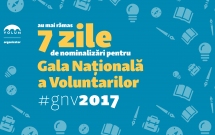 Nu rata înscrierile pentru Gala Națională a Voluntarilor 2017