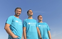 Dragoș Bucur, Omid Ghannadi și Tudor Bratu aleargă la Maratonul Internațional București pentru cauza Hope and Homes for Children