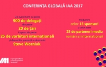 IAA România aduce cea mai bună inspirație internațională în România și în 2018, prin cea de-a doua ediție a Conferinței Globale IAA „Creativity 4 Better”