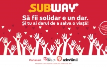 SUBWAY® România lansează campania umanitară „Să Fii Solidar e un Dar”