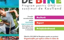 Ultima șansă pentru ONG-uri de a aplica la programul de finanțare cu 1 milion de euro, organizat de Kaufland România