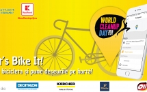 Let’s Bike It! – Ia-ți bicicleta și pune deșeurile pe hartă pentru  Ziua de Curățenie Națională