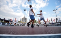 150 de copii învață baschet 3x3, noua disciplină olimpică, de la cel mai titrat jucător al lumii, Dușan Bulut