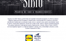 Lidl celebrează parteneriatul cu Sibiu - Regiune Gastronomică Europeană 2019 prin lansarea Săptămânii Sibiene în magazinele sale din toată țara