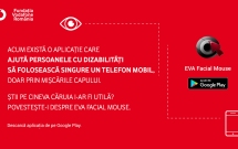 Fundația Vodafone România lansează EVA Facial Mouse