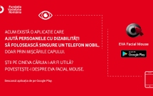Fundația Vodafone România lansează EVA Facial Mouse