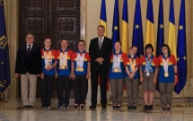 Delegația României participantă la Jocurile Mondiale Special Olympics de la Abu Dhabi, felicitată de Președintele României