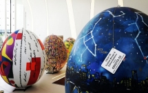 Fundația Globalworth a achiziționat 4 lucrări de artă, în valoare de 20.000 de euro, în campania “Ouăle Grivița 53”