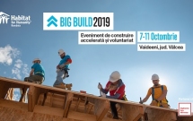 Habitat for Humanity caută 150 voluntari care să construiască 10 locuințe în 5 zile, la BIG BUILD 2019