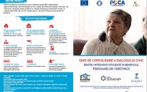 Ghid de consolidare a dialogului civic pentru intervenții eficiente în beneficiul persoanelor vârstnice