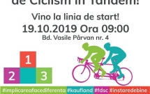 50 de echipaje în tandem participă la a patra ediție a Campionatului Național de Ciclism în Tandem