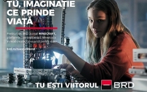 BRD lansează campania de brand „Tu ești viitorul”, aducând în prim-plan platformele Scena9, Școala9 și MINDCRAFT