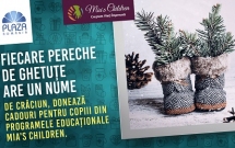 De sărbători, dăruiește un cadou copiilor susținuți de Asociația Mia’s Children, la Plaza România