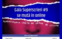 Gala Superscrieri se mută în online: 23 martie, ora 19:00, LIVE. Festivalul Superscrieri se amână
