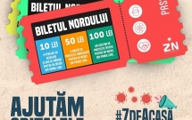 #7deacasă – BILETUL NORDULUI, un apel de solidaritate pentru spitalele din județul Botoșani