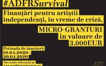 Asociația Pentru Dezvoltarea Filmului Românesc lansează micro-granturile #ADFRSurvival pentru artiștii independenți din industria cinematografică