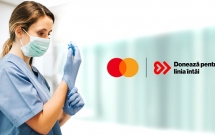 Mastercard se alătură campaniei „Donează pentru linia întâi”, cu o donație de 500.000 de lei și contribuții suplimentare fiecărei donații individuale