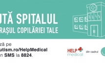 Spitalele din orașele copilăriei noastre pot fi ajutate prin fondul Help Medical, creat de Help Autism